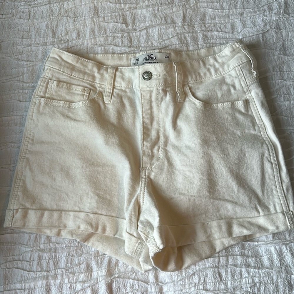 Hollister High Rise Denim Shorts